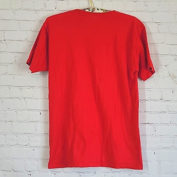 Vintage Y2K No Boundaries Chili Pepper Red Tattoo Jaguar Print Tee Tshirt Size S - Picture 12 of 15